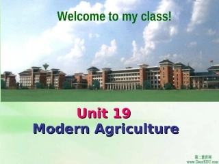 浙江省永康市二中高一英语课件Unit19 modern agriculture 人教版 课件