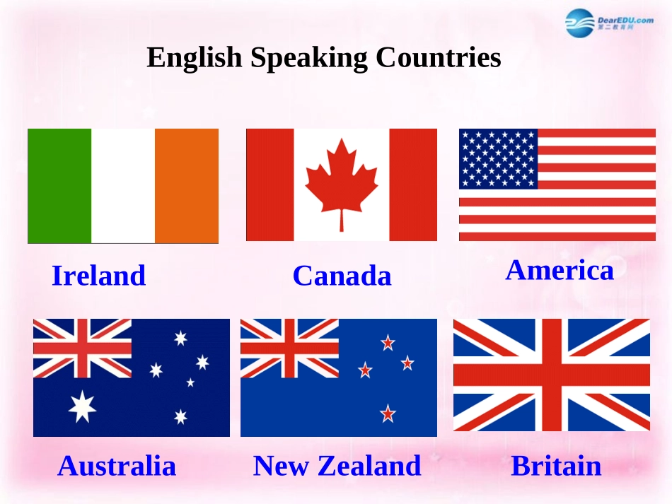 高中英语 Unit 2 English around the world课件 新人教版必修1 课件_第2页