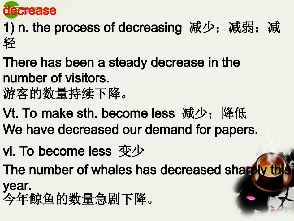 高中英语 Unit 4 Wildlife protection语言点课件 新人教版必修2 课件_第2页