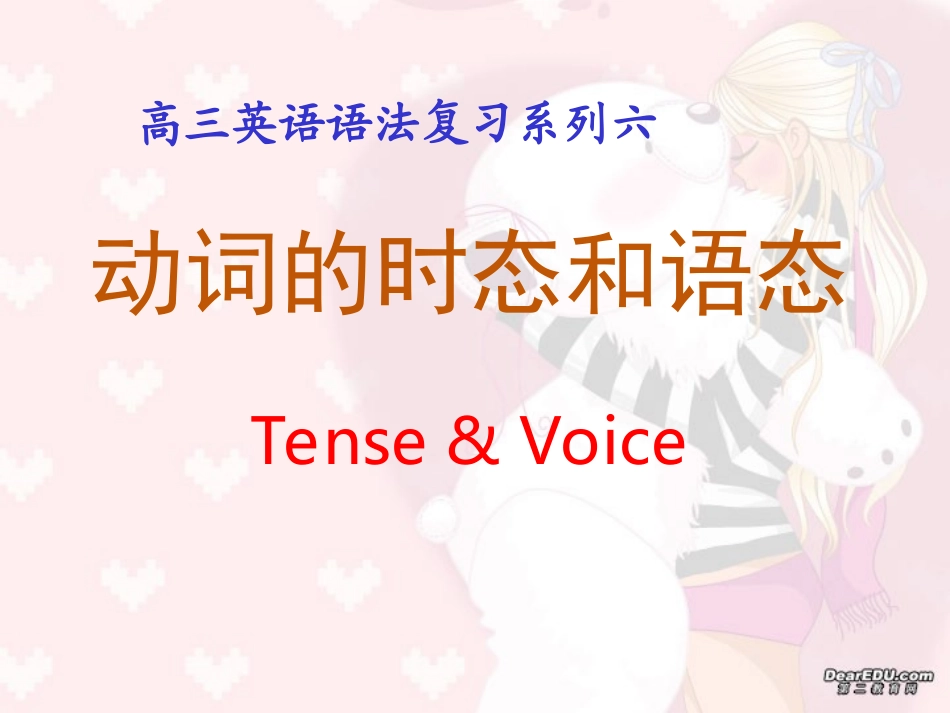 江苏地区高考英语时态与语态复习 试题_第1页