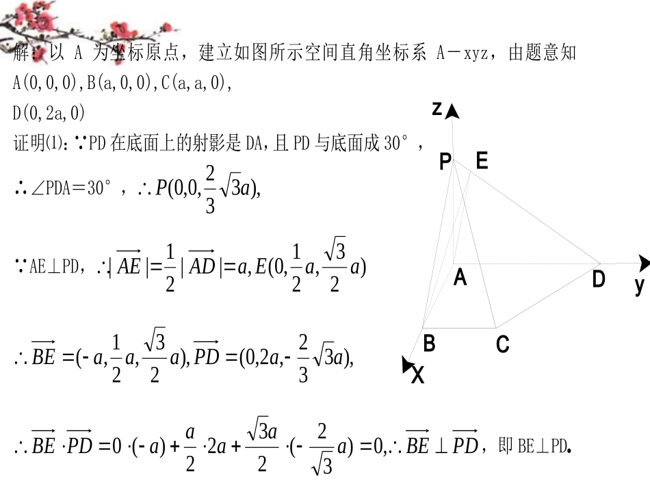 高二数学(空间的角和距离)课件_第3页