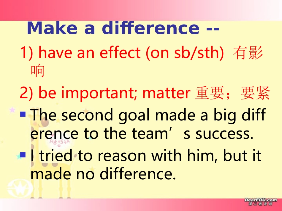 高二英语Unit1 Making a Difference课件  人教版 课件_第2页