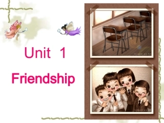 高一英语必修1 unit 1Friendship课件warming up and reading 课件