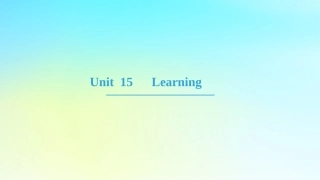 高中英语 Unit 15 Learning Section Ⅰ ReadingⅠ Warm up  Lesson 1 课件 北师大版必修5 课件