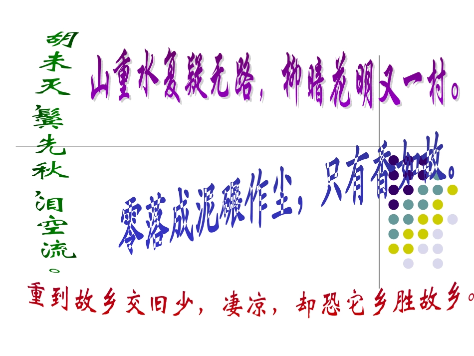 高中语文：15(书愤)PPT课件(新人教选修) 课件_第3页