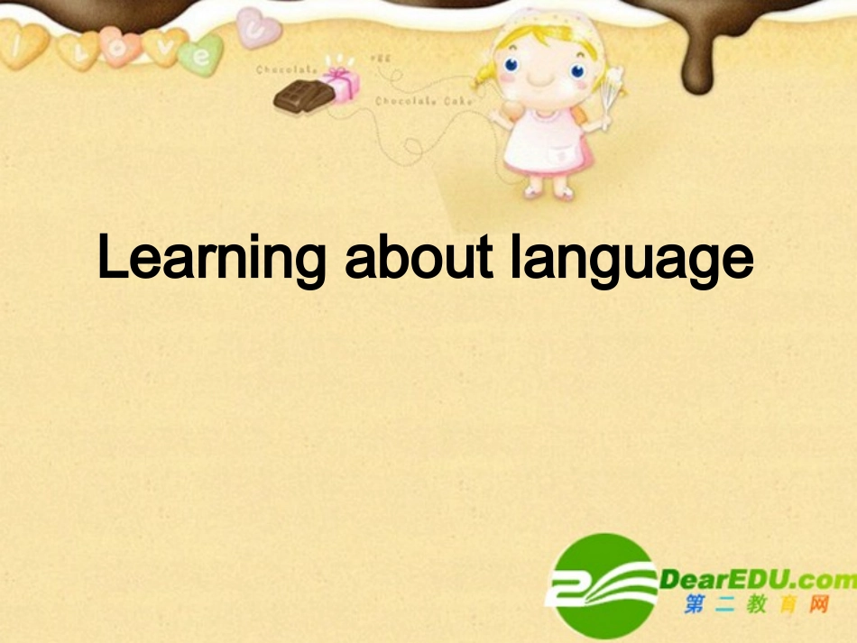 高中英语 Unit2Sailing the oceans-Learning about language课件 新人教选修9 课件_第1页