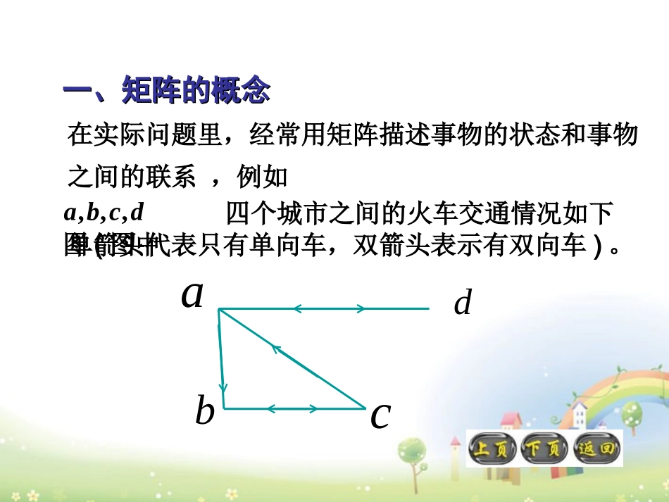 高二数学上册 9.1(矩阵的概念)课件1 沪教版 课件_第2页