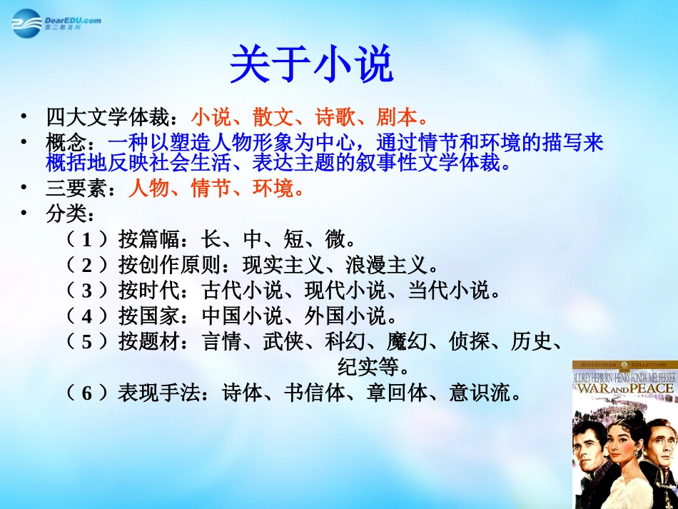 高中语文 外国小说欣赏 第一单元 外国小说欣赏话题之一 叙述的艺术课件_第3页