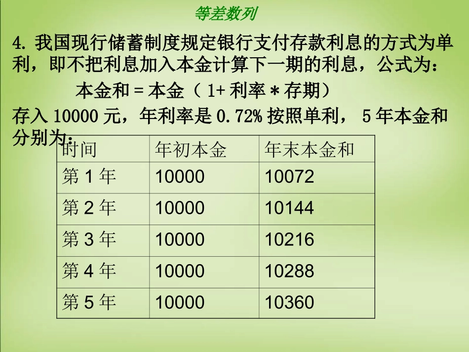 高中数学(2.2等差数列(一))课件 新人教A版必修5 课件_第3页