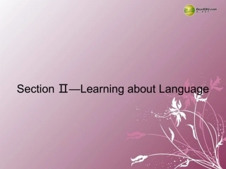 高中英语 Unit 4 Astronomythe science of the stars Section Ⅱ同步课件 新人教版必修3 课件