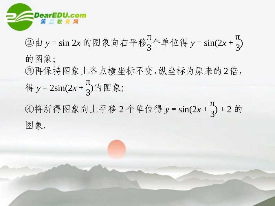 江苏专用高考数学二轮复习 专题九三角函数、平面向量及解三角形课件 文 苏教版 课件_第2页