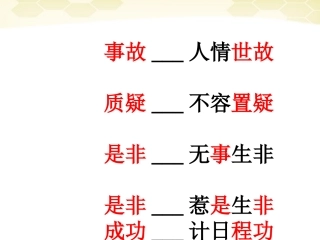 高考语文 易混淆的字幻灯片课件