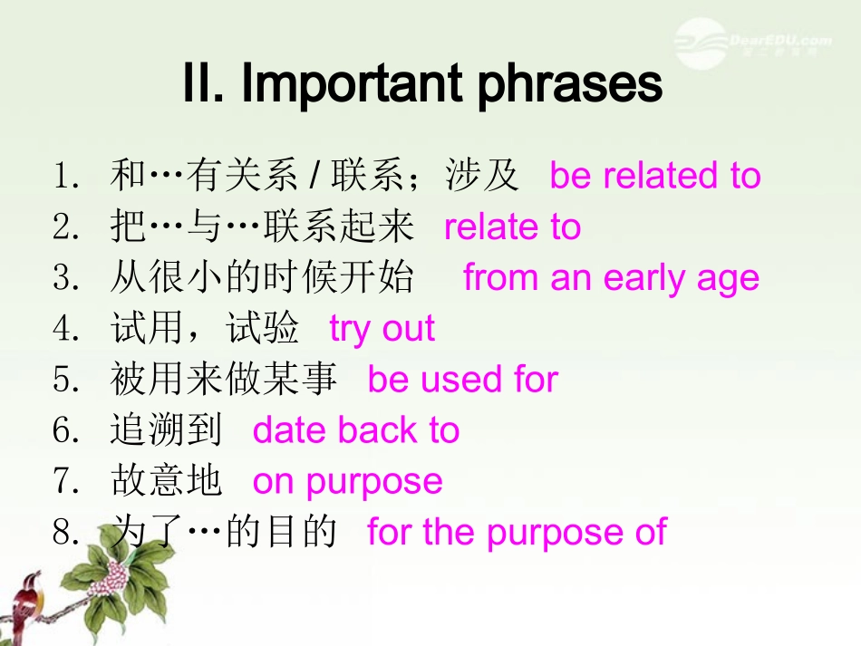 高一英语(lesson3语言点)课件_第3页