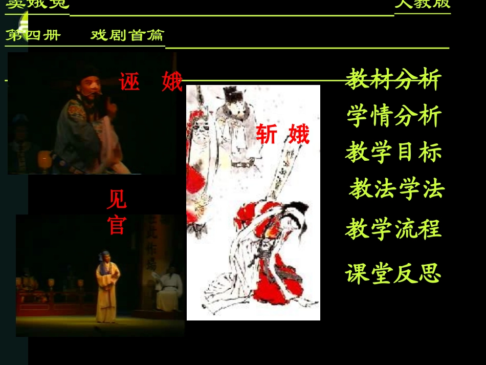 高中语文(窦娥冤)说课 人教版第四册 课件_第2页