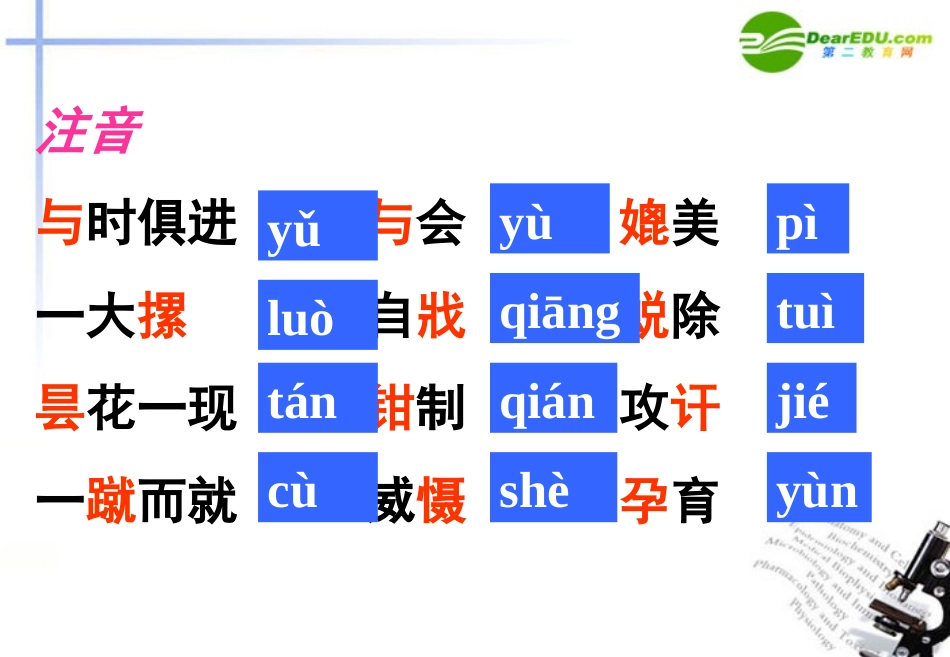 高中语文(传统文化与文化传统)课件 苏教版必修3 课件_第3页
