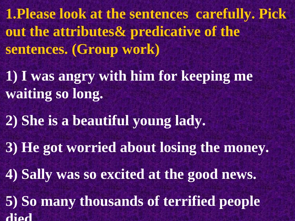 高中英语Unit 1 Great scientists-grammer课件 新课标 人教版 必修5 课件_第2页