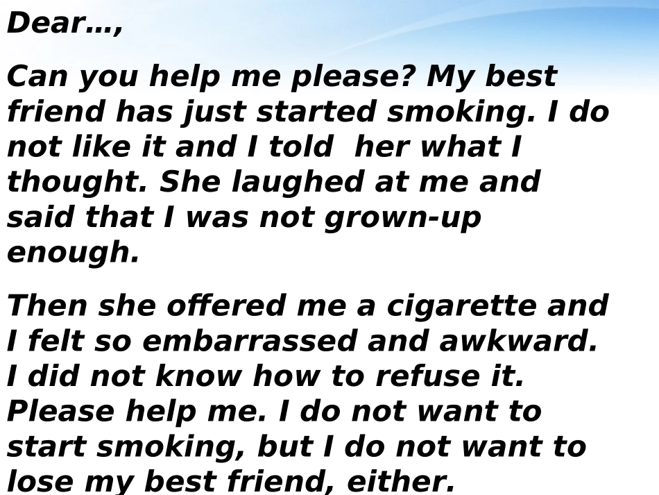 高中英语 Book6 Unit3 Writing a letter课件_第3页