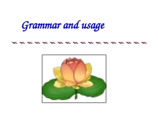 高中英语 Unit2 Growing pains-Grammar and usage课件牛津版必修一 课件