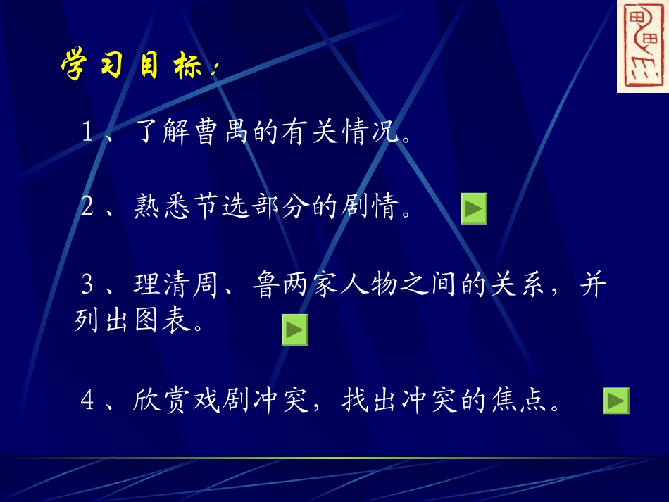 高中语文雷雨3ppt 课件_第2页