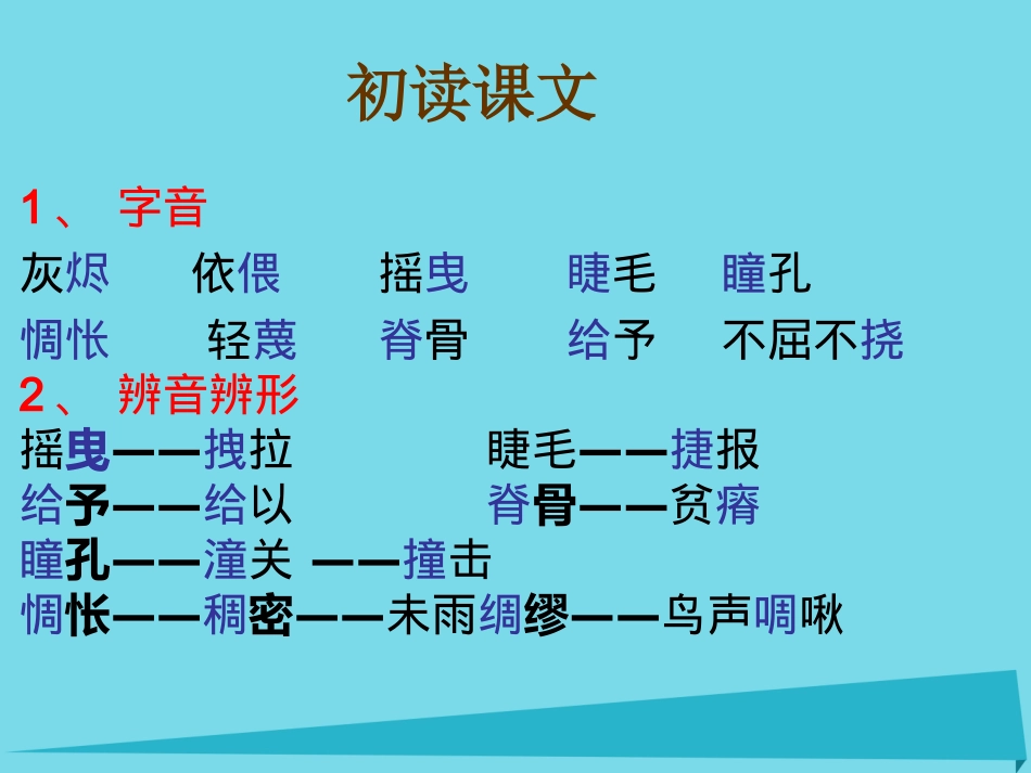 高中语文第一专题相信未来课件苏教版必修1_第3页
