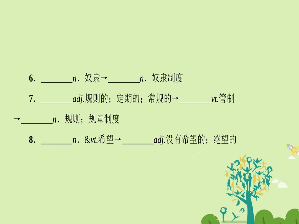 高中英语 Unit 2 The Olympic Games单元尾 核心要点回扣课件 新人教版必修2 课件_第3页