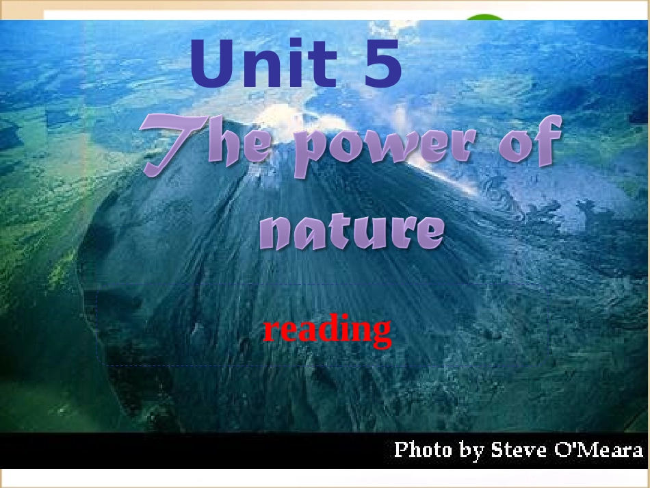 高中英语 unit 5 reading课件 新人教版选修6 课件_第1页