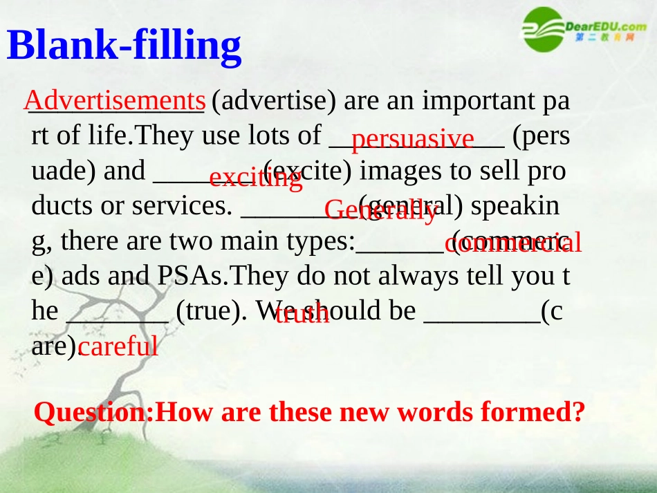 高中英语 Unit1 Advertising-word power课件 牛津译林版必修4 课件_第2页