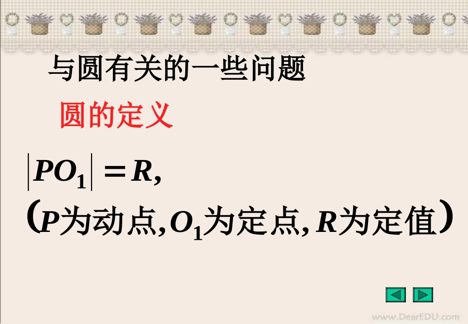 高考数学直线与圆问题研究课件_第2页