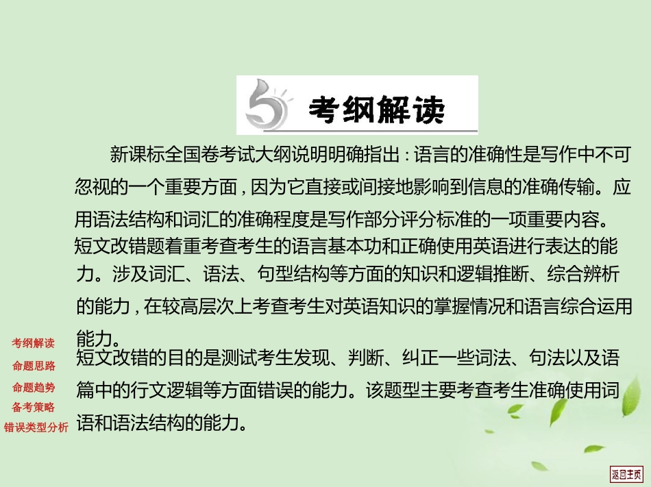 高考英语重点难点专题透析 第19专题 短文改错 课件_第2页