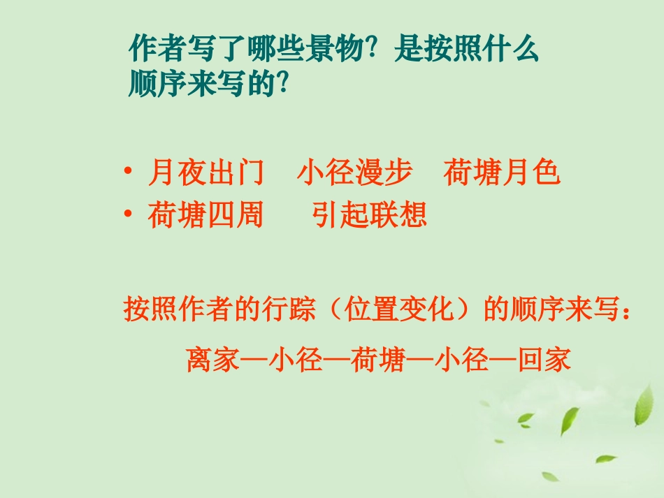 高中语文 荷塘月色课件_第2页