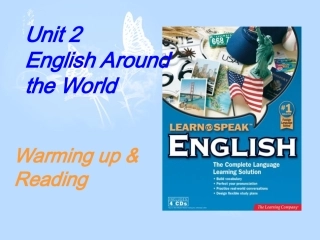 高中英语：M1unit2 English around the World课件 人教版必修1 课件
