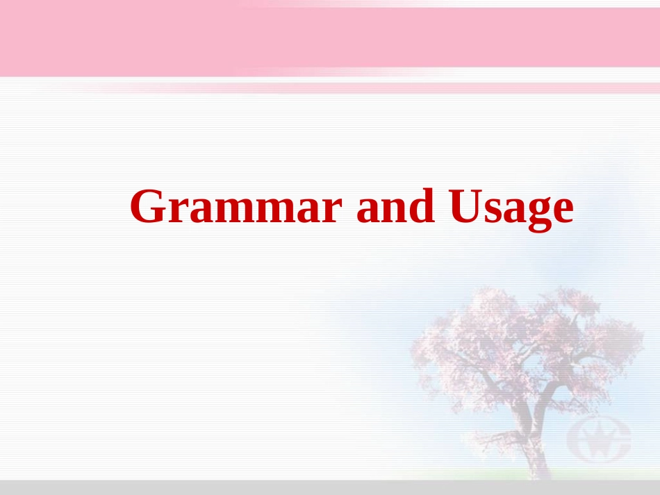 高中英语 Unit1 Advertising Grammar2精品课件 牛津译林版必修4 课件_第1页