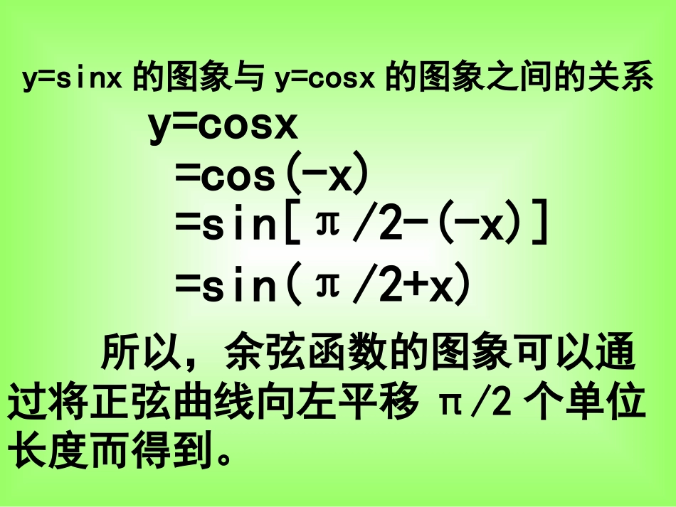 高一数学正弦余弦函数图象和性质 人教版 课件_第3页