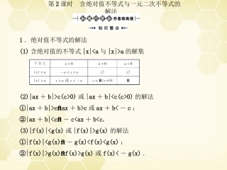 高考数学总复习 第1章第2课时课件 文 大纲人教版 课件
