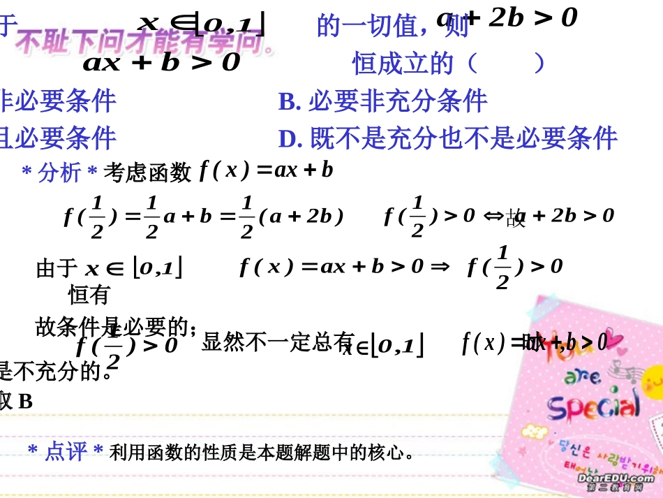 高二数学不等式复习课件_第3页