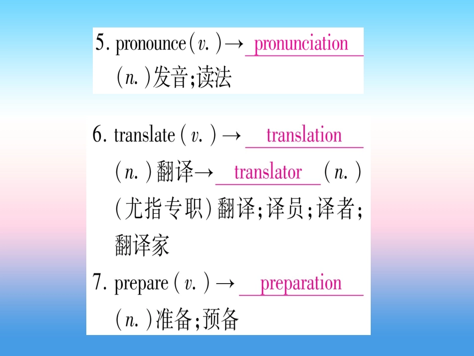 甘肃省中考英语 第一篇 教材系统复习 考点精讲12 八下 Units 7 8课件 (新版)冀教版 课件_第3页