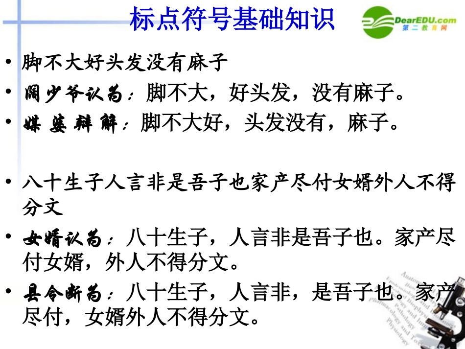 高考语文二轮复习 正确使用标点符号课件4 课件_第2页