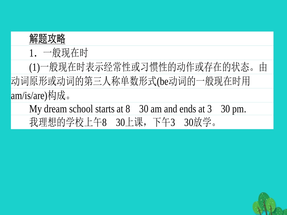 高考英语二轮复习 专题四 语法填空 1 时态语态高频考点课件_第2页