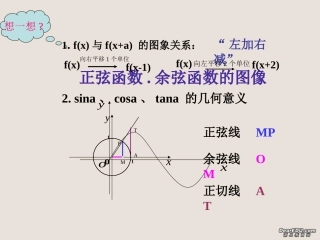 高一数学正弦函数的图象和性质课件