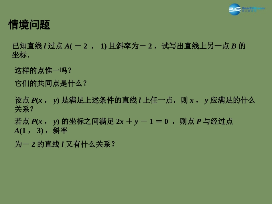 高中数学 212 直线的方程(1)课件 苏教版必修2 课件_第3页