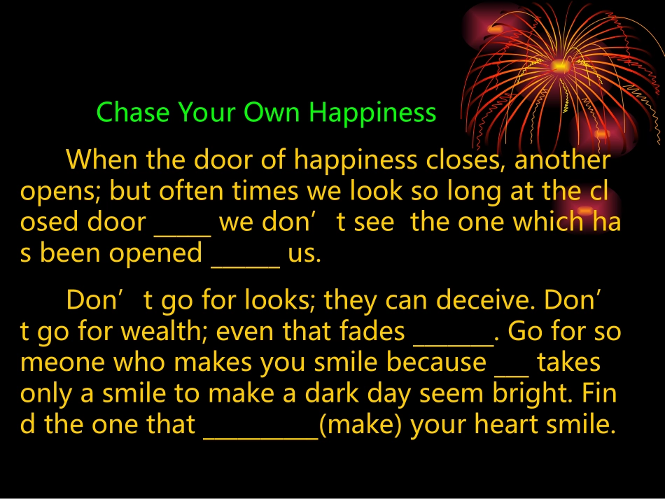 语法填空专练课件 人教实验版 课件_第1页