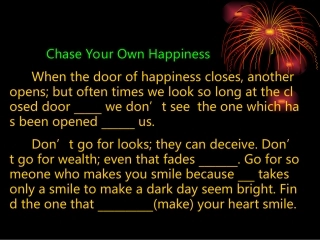 语法填空专练课件 人教实验版 课件