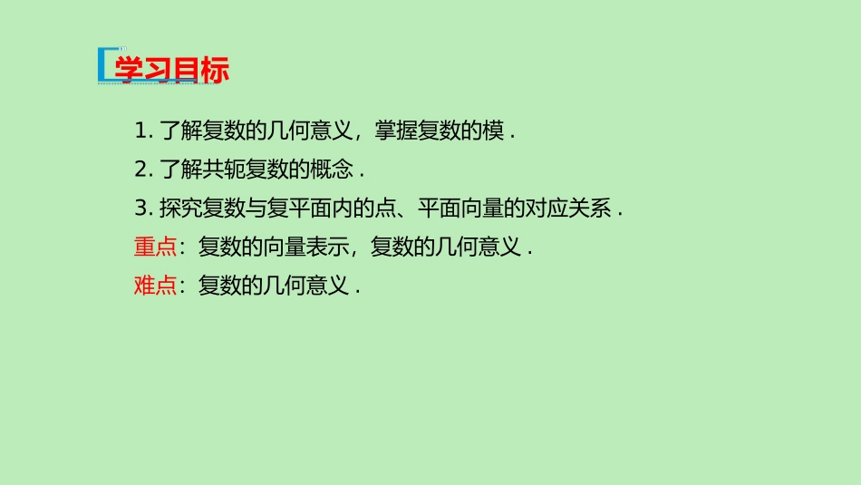 高中数学 第十章 复数 1012 复数的几何意义课件 新人教B版必修第四册 课件_第2页