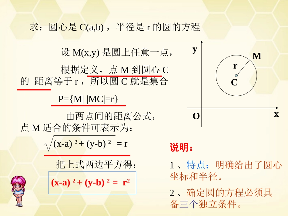 高中数学 2-3(圆的标准方程)课件 新人教B版必修2 课件_第3页