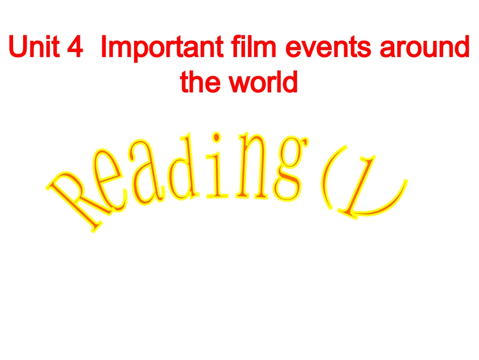 高中英语unit 4 reading 课件牛津译林版选修8 课件_第1页