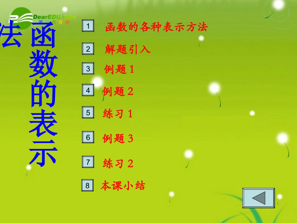 高中数学(函数的表示法)课件4 北师版必修1 课件_第2页