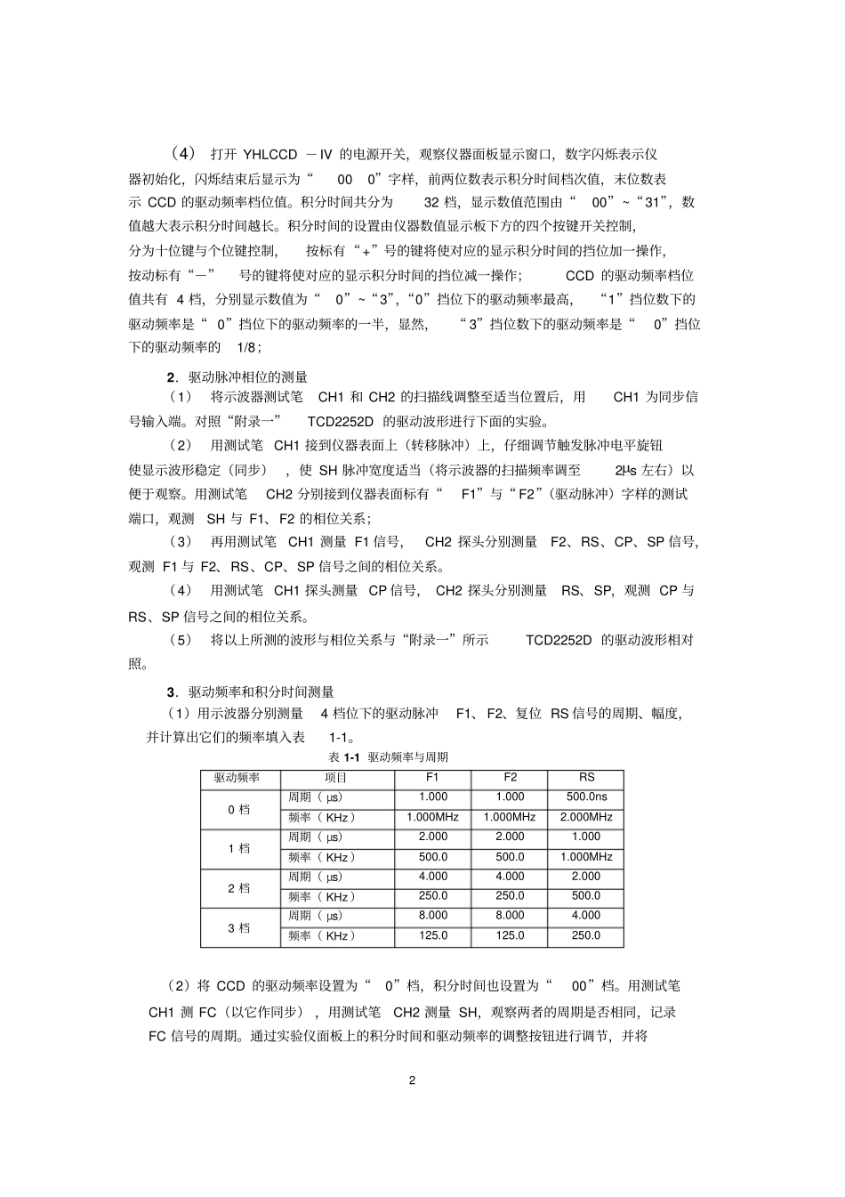 光电子技术和仪器试验指导书_第2页