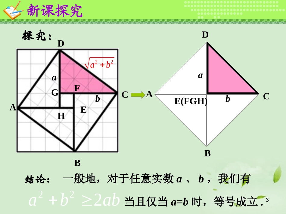 高一数学(基本不等式(1))课件_第3页