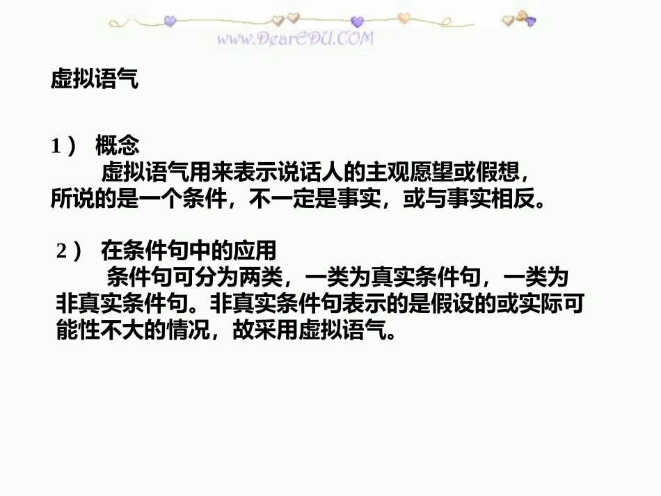 高一英语虚拟语气 课件_第2页