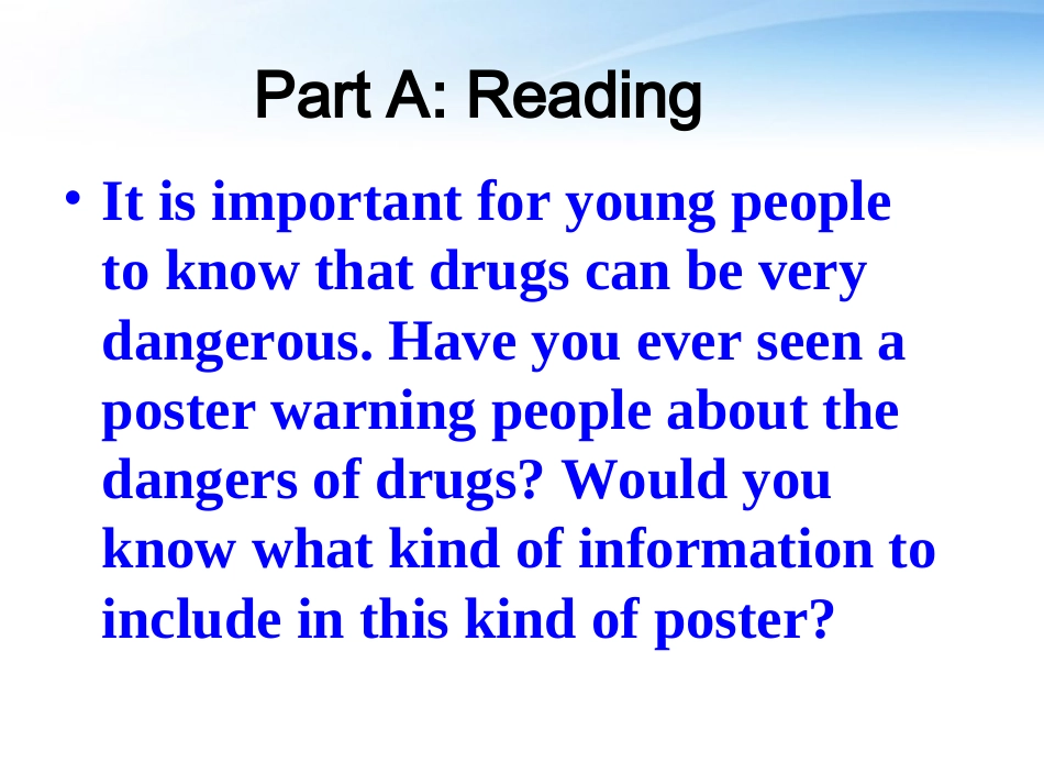 高中英语 Protecting ourselves课件 牛津版选修10 课件_第2页